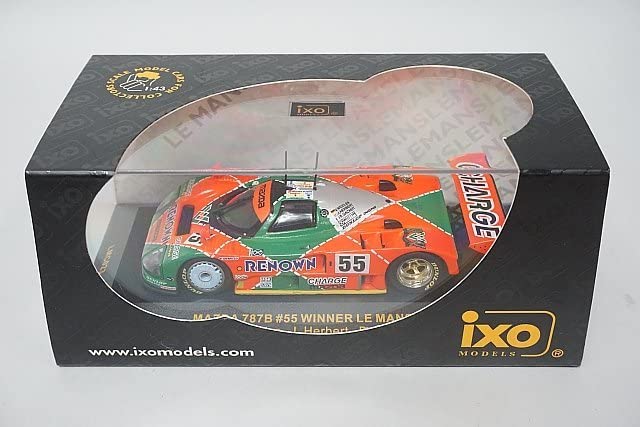 ixo 1/43 マツダ 787B ♯55  1991年ル・マン優勝 Amazon | ixo/イクソ マツダ 787B RENOWN 91 ル・マン 優勝 No55