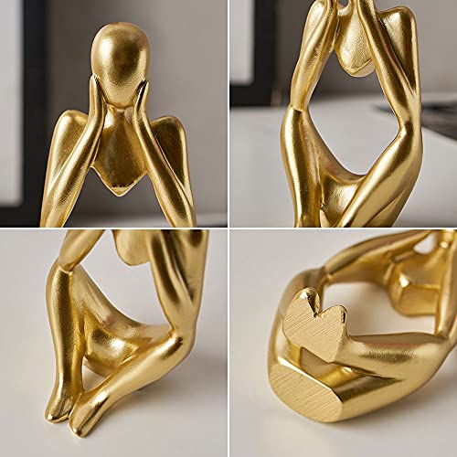 Sculpture abstraite compacte pour embellir une étagère vide de salon - 3