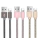 Produktbild iPhone-Ladekabel, iPhone-Ladekabel, 3er-Pack, 1,5 m, geflochtenes Nylon, langlebig, Schnellladekabel, kompatibel mit iPhone 11Pro/11/X/Xs/Xr/SE/8/8Plus/7/7Plus/6/6Plus/5/5SE Pad Pod und mehr
