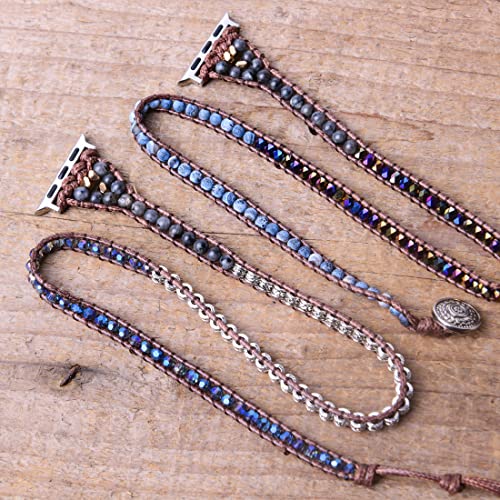 Ygline Compatible With Watch Band 38Mm 40Mm Women Smartwatch Bands Handmade Beaded Bracelet Replacement Strap (Style 9) #TOP1