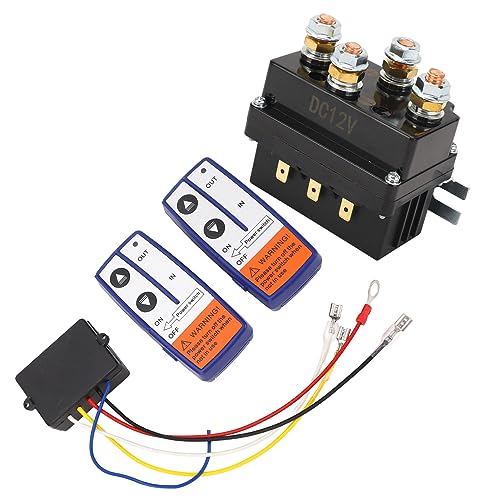 Kit de relé para cabrestante 12V con control remoto miniatura 3