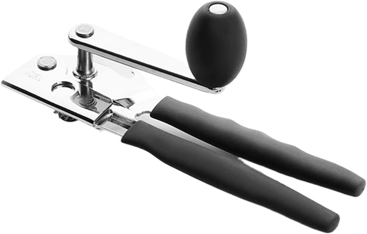 Commercial Can Opener, Hand Crank Can Opener Manual Heavy Duty with Comfortable Extra long Handles, Easy for Big Cans