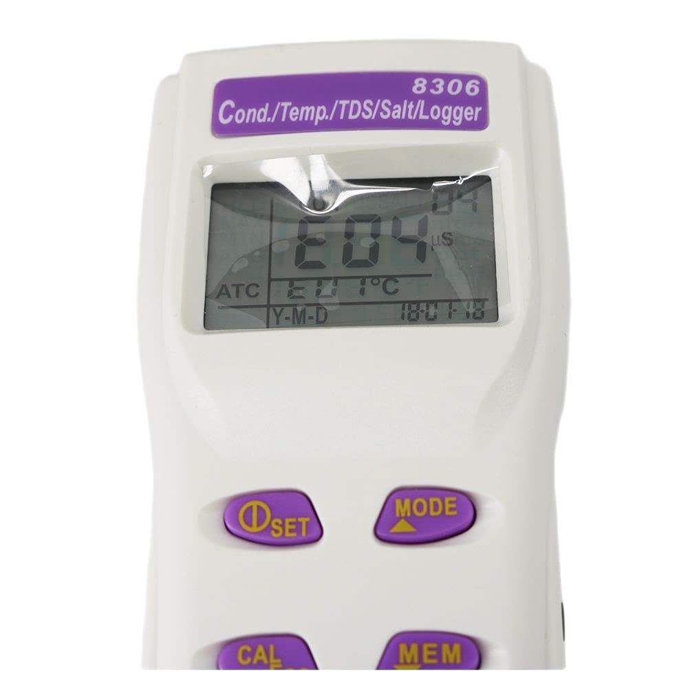 AZ8306 - Medidor digital de agua de conductividad eléctrica EC TDS medidor de salinidad