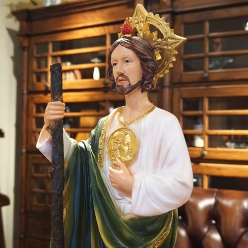 Estatua Grande de San Judas de 28 pulgadas en Resina miniatura 6