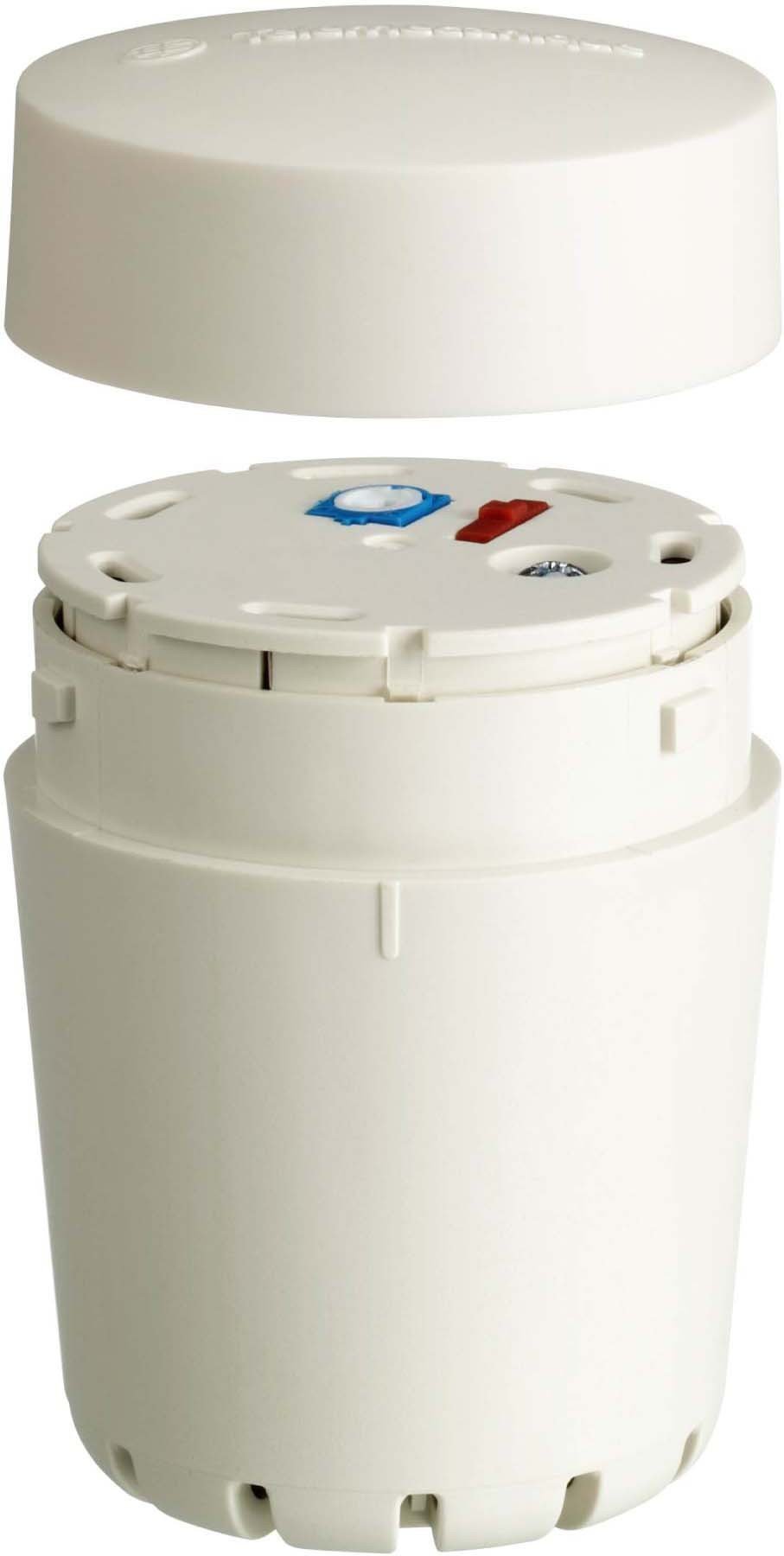 Base et obturateur avec buzzer 230V blanc pour installation électrique