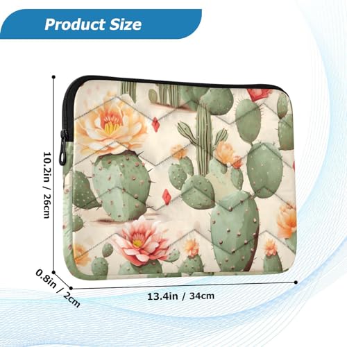 Funda para portátil 13-14 pulgadas con diseño Floral Amarillo miniatura 3