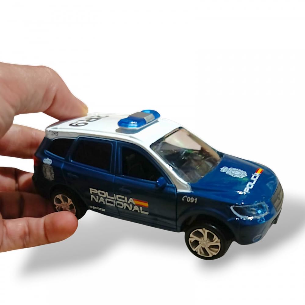 BDM Modèles à l'échelle de la Police nationale et de la Garde civile | Collection voiture et hélicoptère | Réplique fidèle officielle pour vitrine | Véhicules emblématiques d'Espagne