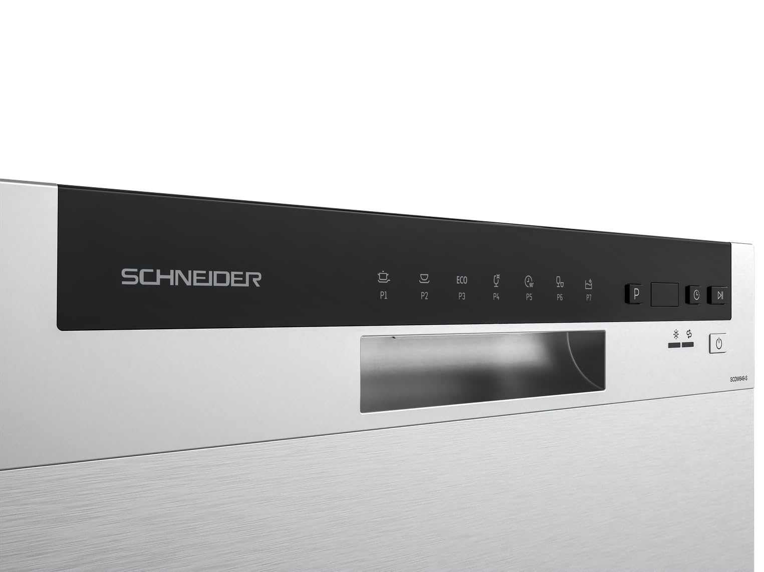 Schneider SCDW649-S Lave-vaisselle mini 6 couverts Silver