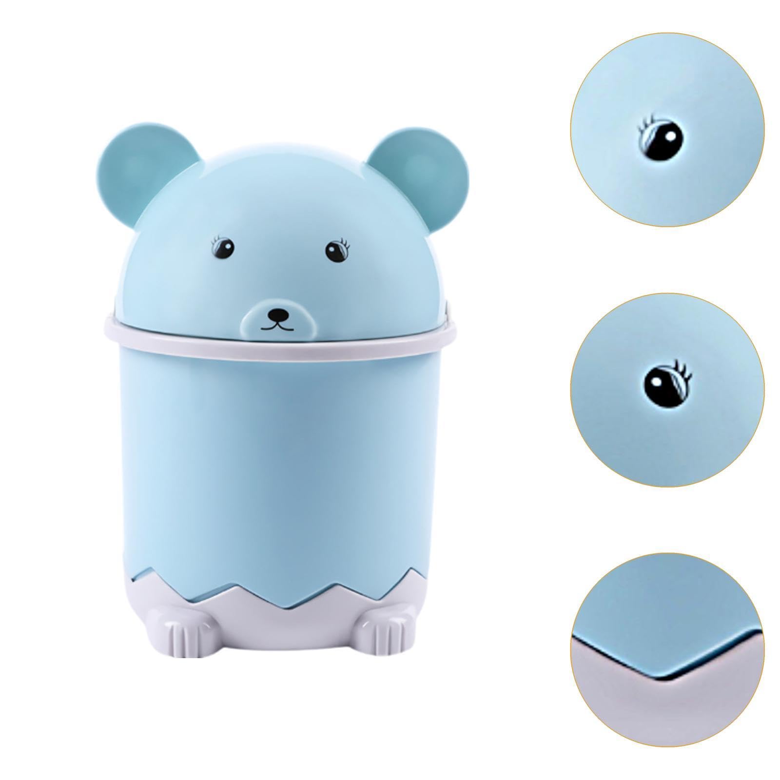 BNF®Desktop Trash Can Cute Mini Decorative Garbage Bin for Counter Dorm Bathroom|Home & Garden | Household Supplies & Cleaning | Trash Cans & Wastebaskets 4