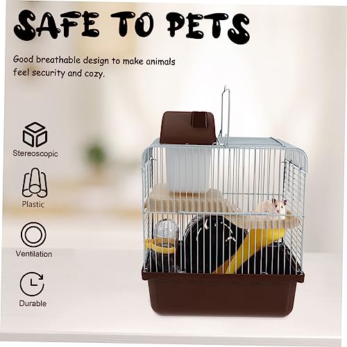 Cage hamster double couche résistante à la déchirure pour petits animaux - 4