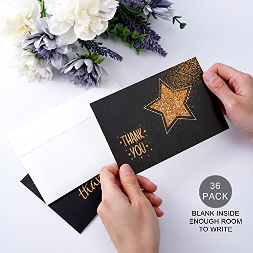 Nihuecne 2023 Graduation Thank You Cards With Self-Adhesive Envelopes, 36 Set 4" X 6" High School Or College Grad Greeting Note Cards For Graduation Party With 6 Design #TOP4