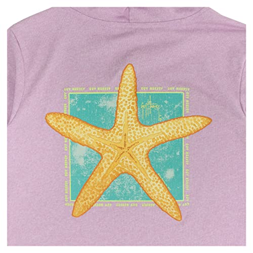 Guy Harvey Girl's Cationic Performance Hooded Tee3