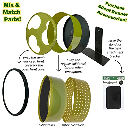 Sandy Track - For Green Silent Runner 12" Wide - Textured Nail Trimming Track For Pet Exercise Wheel (Green 12" Wide) #TOP4