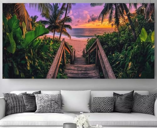 Diamond Painting Adultos Playa para decorar tu hogar con un mosaico DIY de 30x60cm