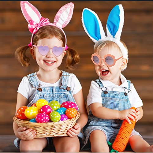 Jolbndcv Kids Sunglasses 12 Pack Flower Round Heart Toddler Sunglasses Cute Baby Sunglasses Outdoor Beach Sunglasses For Toddler Girls Boys Baby 12 Color #TOP5