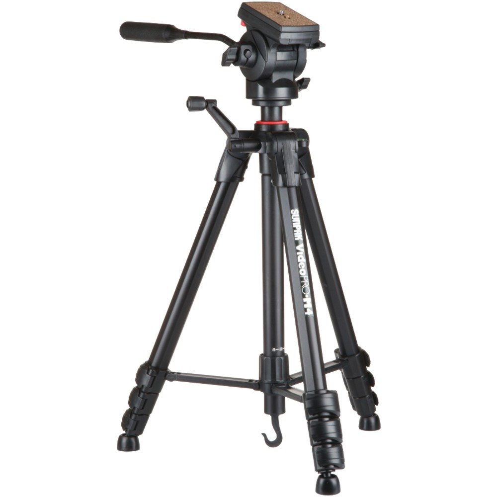 Sunpak620-840 Video PRO-M 4 Tripod with Fluid Head (Black)