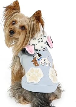 Amazon New 犬 服 秋 ディズニー 101匹わんちゃん パーカー グレー 灰 裏起毛 耳付き s ペットパラダイス シャツ パーカー 通販 Amazon New 犬 服 秋 ディズニー 101匹わんちゃん パーカー グレー 灰 裏起毛 耳付き s ペットパラダイス シャツ パーカー 通販