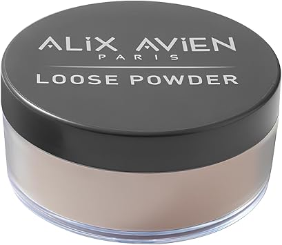 Alix Avien Silky Powder Stabilizer Effect Matte Finish Infinity Touch Loose Powder 03 Soft Apricot 25g
