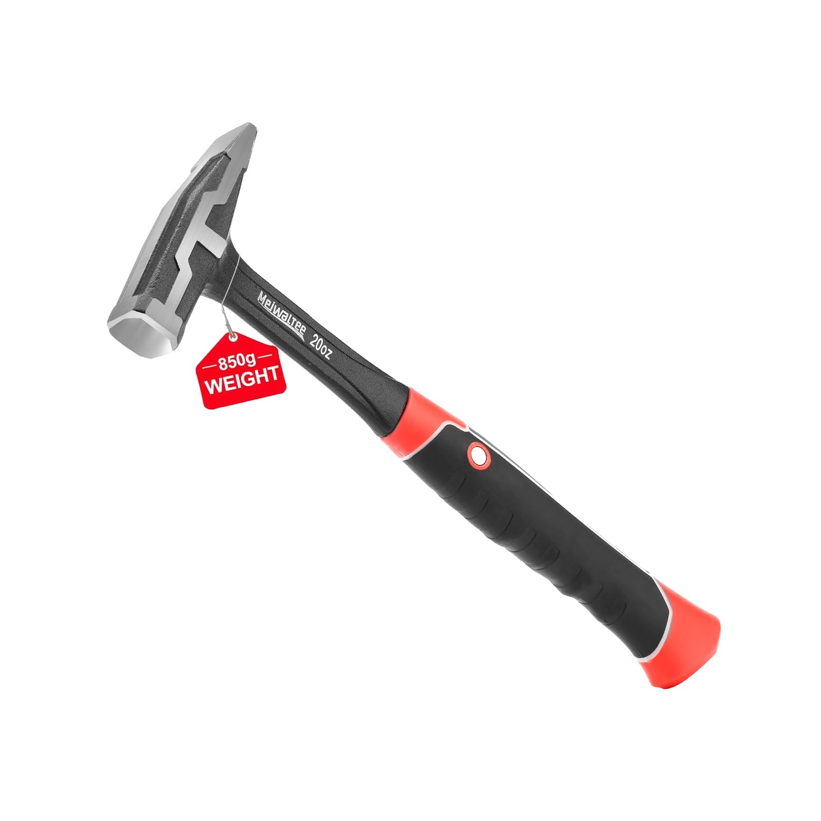 20oz Sheet Metal Hammer - Forged Steel, Non-Slip Grip -1