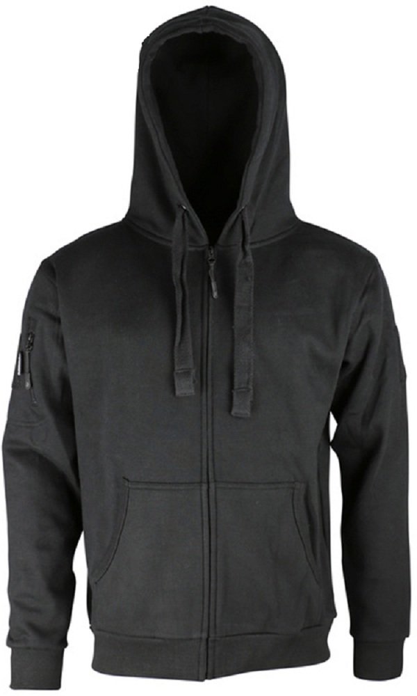 Kombat Tactical Mens Spec Ops Fleece Hoodie Hoody Black And Deluxe Heavy Weight Material Military Special Forces (Medium = Chest 38-40 inch)