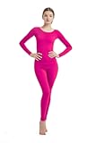 Womens Long Sleeve One Piece Jumpsuit Spandex Zentai Unitard