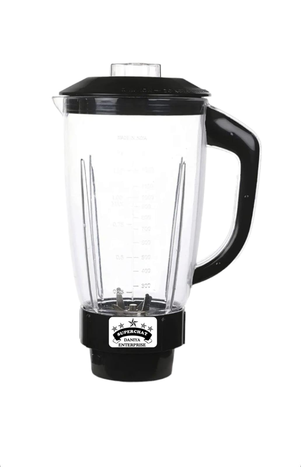 Superchat Milkshake Mixer and Juicer Jar, 1500 ml Capacity, Transparent ABS Plastic (B0D2N7PHJR) Amazon Price History, Amazon Price Tracker