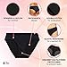 The Period People Black Bikini Bottoms for Girls - One Piece Swim Bottoms for Teens and Women - Bikini Bottoms Used for Swimming and All Day wear - Medium