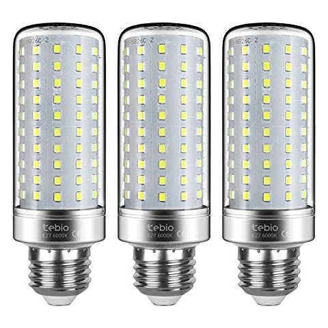 tebio LED Plata Maíz Bombillas 25W Cover