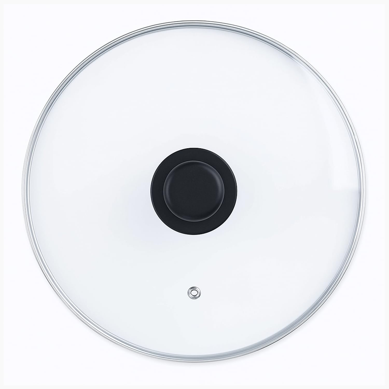 Set 3 Coperchi Ø 20/24/28 cm in Vetro Temperato con Pomolo Ergonomico e Foro Sfiato, Coperchi Universali per Cucina, Resistenti al Calore e Adatti a Varie Dimensioni di Padelle (Kit Completo)