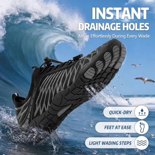 Image of ELETON Barefoot Shoes Women Men Hiking Water Shoes Wide Toe Box Zero Drop