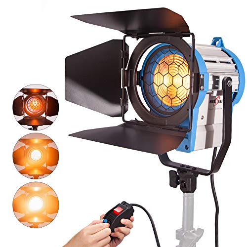 Photo Studio Eclairage Mandarine Vidéo Projecteur Fresnel 650W Dimmer Spot LumièreTungstène Light Lampe Cinéma Film