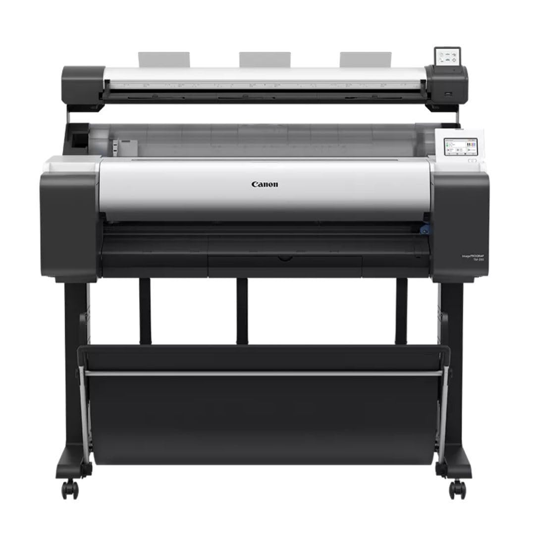 Canon imagePROGRAF TM-350 MFP Lm36 36-Inch 5-Color Lucia TD Pigment Ink Printer with 4.3-Inch Adjustable UI Screen and Automatic Paper Detection
