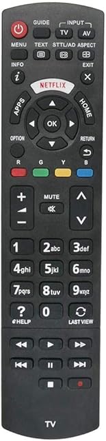 YESE Replacement Panasonic TV Remote Control for All Panasonic Smart TV Viera HD LCD LED Plasma TV/Blu-ray DVD Player with NETFLIX/MY APP/VIERA Link