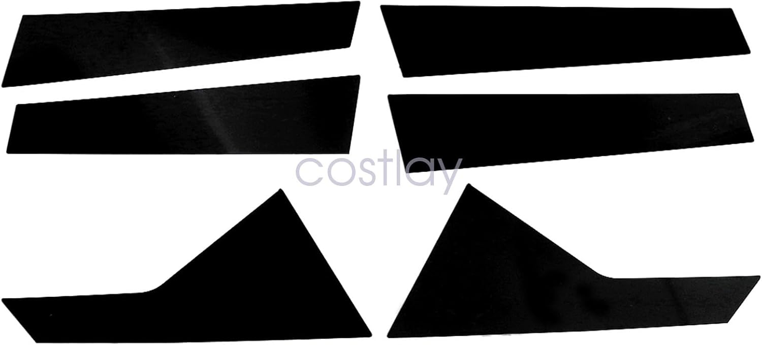 PC Window BC Pillar Post Cover Trim 6pcs fits for Cadillac CT6 2016-2020 2.0L Genuine For OEM Replacement