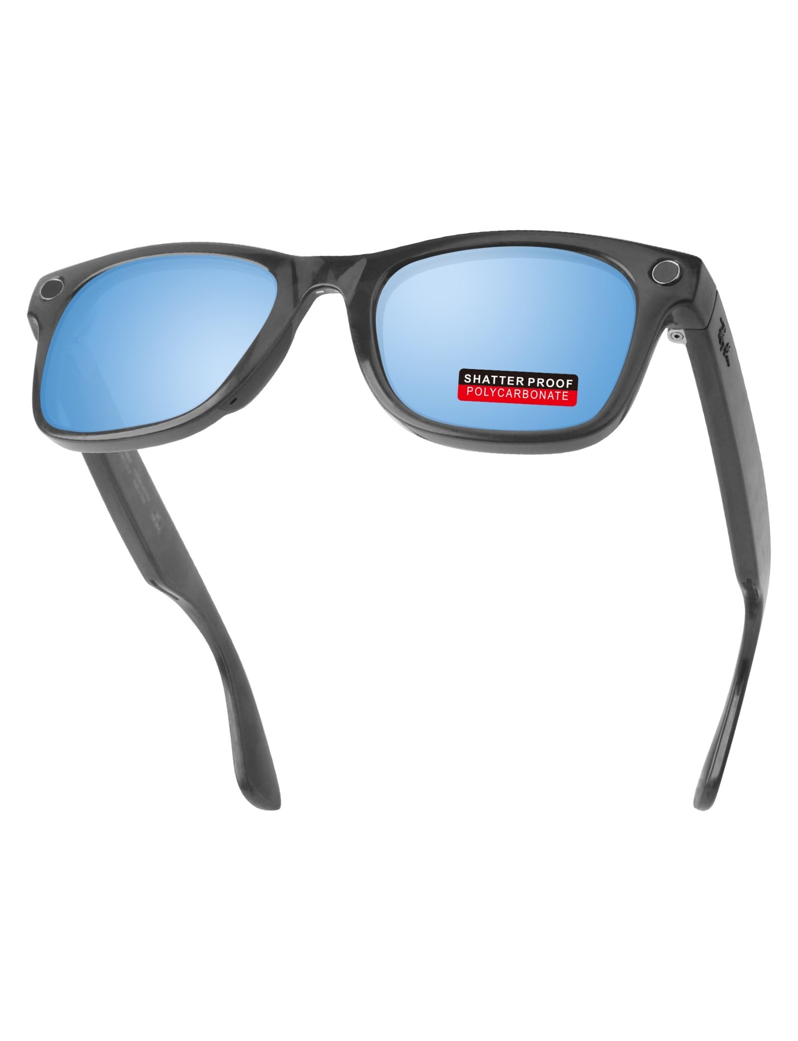 PRO+ Lentes de repuesto de policarbonato no polarizados para gafas de sol Ray-Ban Meta Wayfarer RW4008 de 53 mm, azul HD