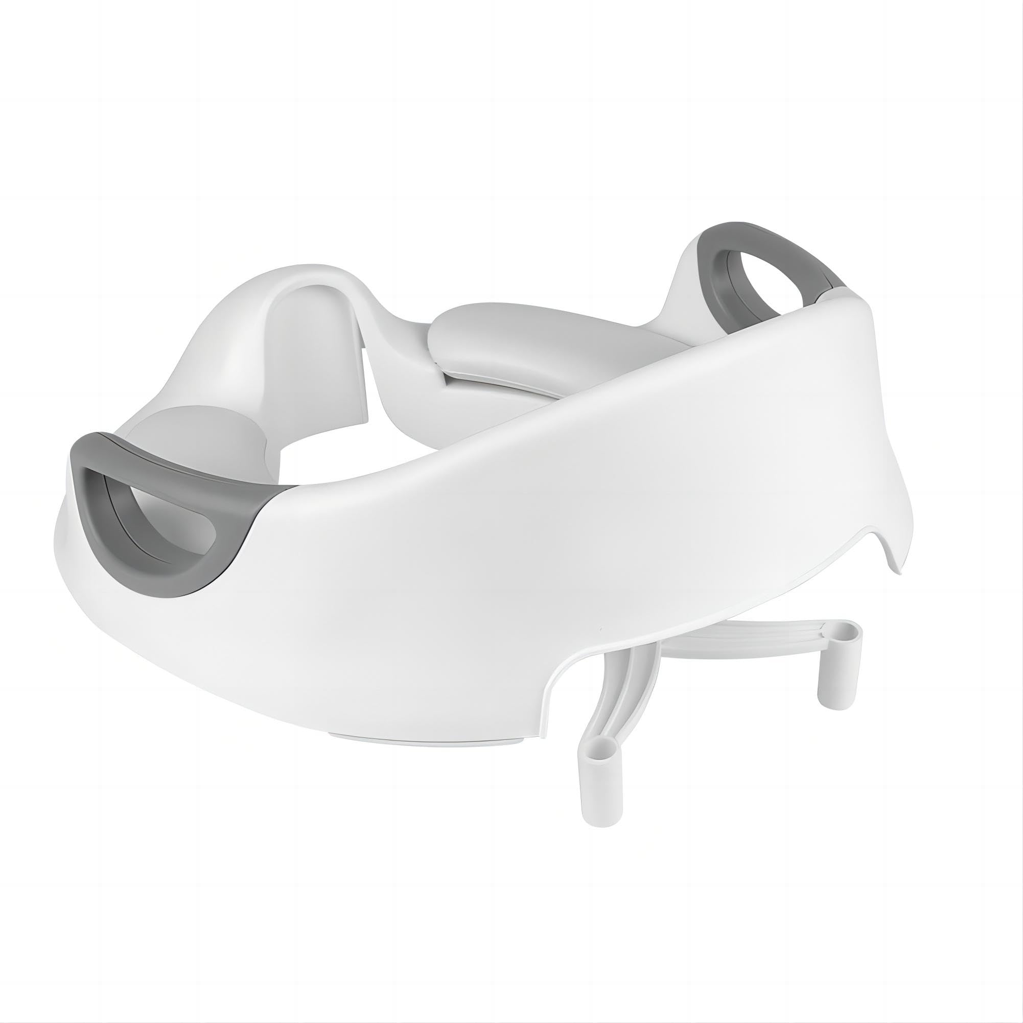 Abattant WC Enfant pour Toilettes Adulte, Bébé Réducteur de Toilette, Rehausseur WC Enfant, Siège de Toilette avec Coussin Moelleux, Poignée, Dossier