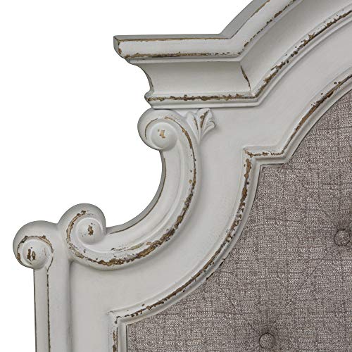 Liberty-Furniture-INDUSTRIES-Magnolia-Manor-Full-Upholstered-Bed-W62-x-D83-x-H62-White Liberty Furniture INDUSTRIES Magnolia Manor Full Upholstered Bed W62 x D83 x H62 White