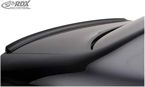 RDX Racedesign Trunk spoiler lip compatible with Seat Exeo Sedan ABS, Black