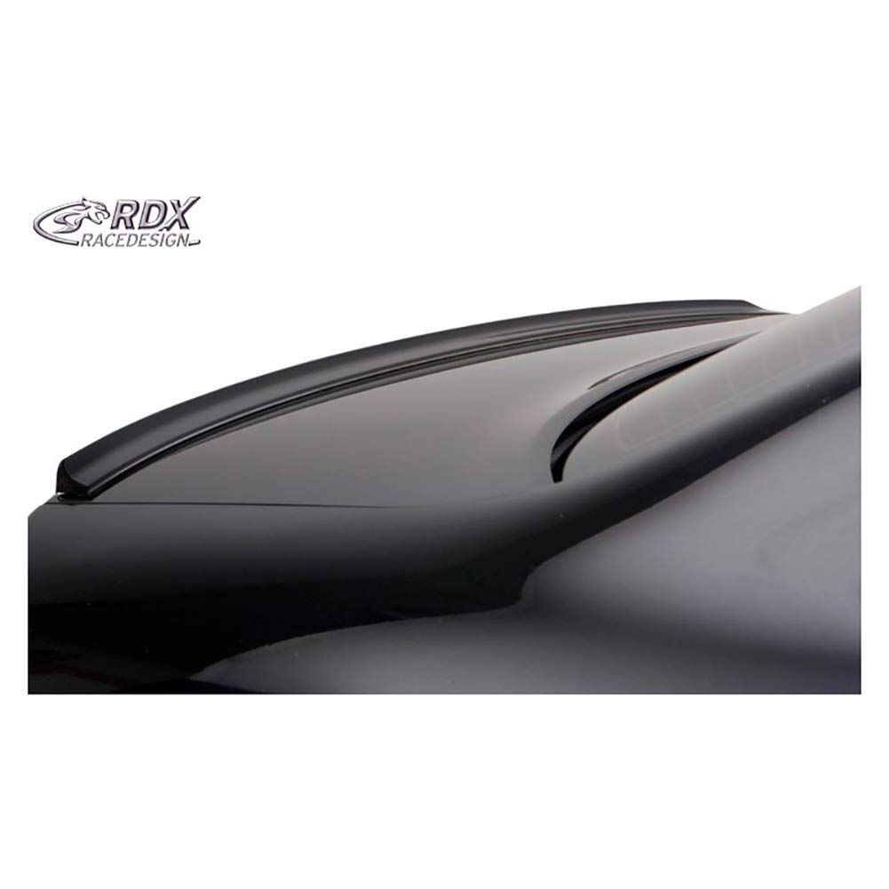 RDX Racedesign Trunk spoiler lip compatible with Seat Exeo Sedan (ABS), Black