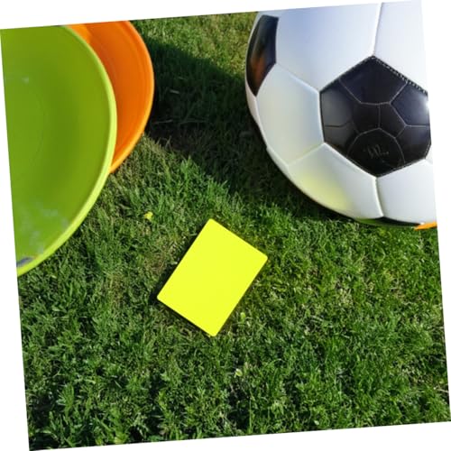 Mikikit 22pcs tarjetas para árbitros rojo y amarillo miniatura 5