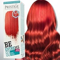 Vip's Prestige Be Extreme | Semipermanenter Haartonisierer 60 Crazy Orange | Reines Pigment | Verleiht gefärbten oder grauen Haaren Farbe | Temporäres Ergebnis | Ammoniakfrei, Parabenfrei, PPD-frei