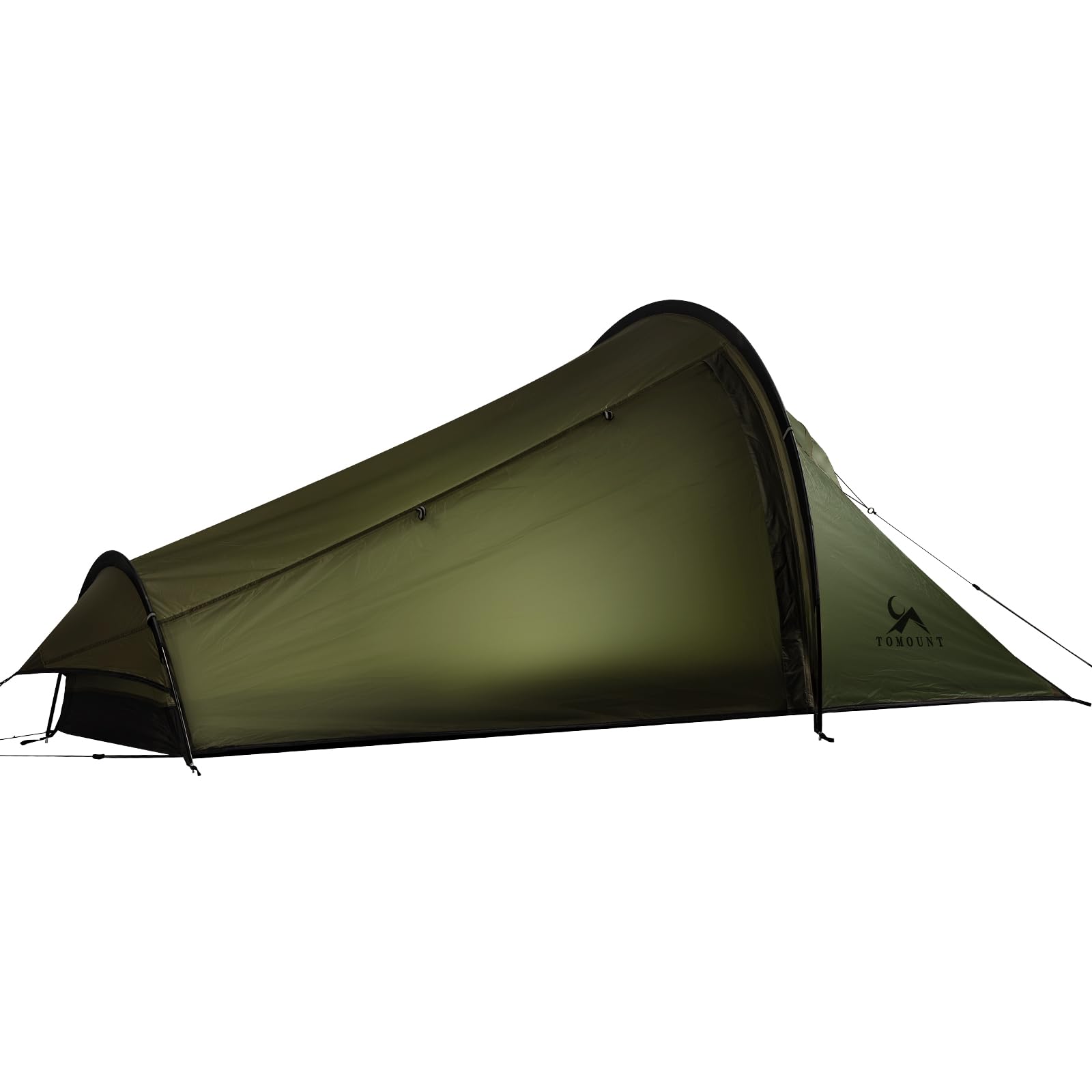 TOMOUNT Solo Tent, 15D Nylon, Ultra Lightweight, 2.6 lbs (1.2 kg), 1 Person Backpack, Double Layer, Water Pressure Resistance, 11.8 ft (3,000 mm), Easy Setup, Bivy Double Wall, Mountain Climbing