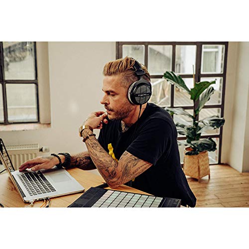 Beyerdynamic Dt 990 Pro Studio Headphones 250 Ohms For Mixing And Mastering (Open) Over Ear Made In Germany Headset Bundle With Deco Gear Premium Professional Headphone Protector Travel Hard Case #TOP4