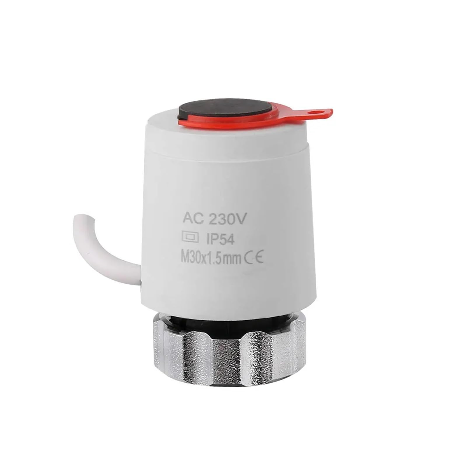 Actionneur électrique vanne 230V NO blanc haute précision pour collecteur hydraulique