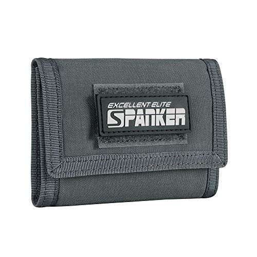EXCELLENT ELITE SPANKER Portefeuille Tactique de Carte de crédit d'identité en Nylon Portefeuille Tactique avancé de Style Militaire(Gris) Cover