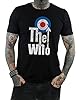 Absolute Cult The Who Men's Long Target Logo T-Shirt Black XXX-Large #3