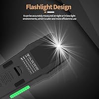 Vista 6 de Medidores de humedad sin pines, probador digital de humedad de madera no invasivo, detector de fugas de agua para pared, madera, edificio, leña