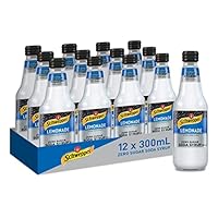 Schweppes Lemonade Soda Syrup - 300ml x 12 Glass