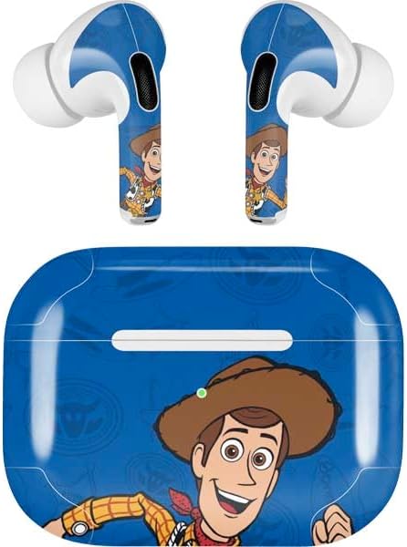Vista 12 de Skinit Calcomanía de audio compatible con Apple AirPods Pro, con licencia oficial de Disney Toy Story Forky Azul - Y09