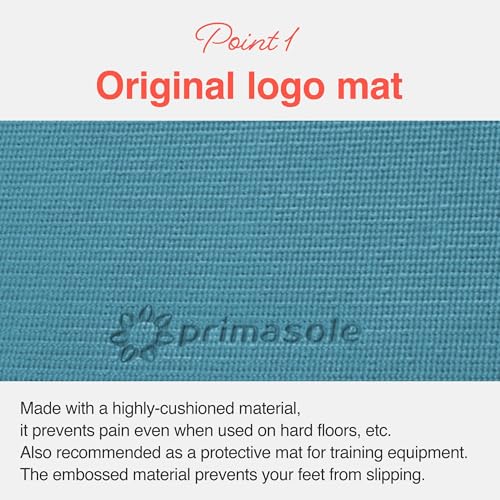 Image of Primasole Yoga Mat with Carry Strap for Yoga Pilates Fitness and Floor Workout at Home and Gym Non-slip 9 colors